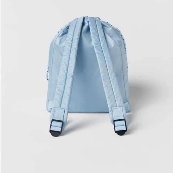 Zara Light Blue SPORTY BACKPACK (New with tag) - Picture 5 of 6
